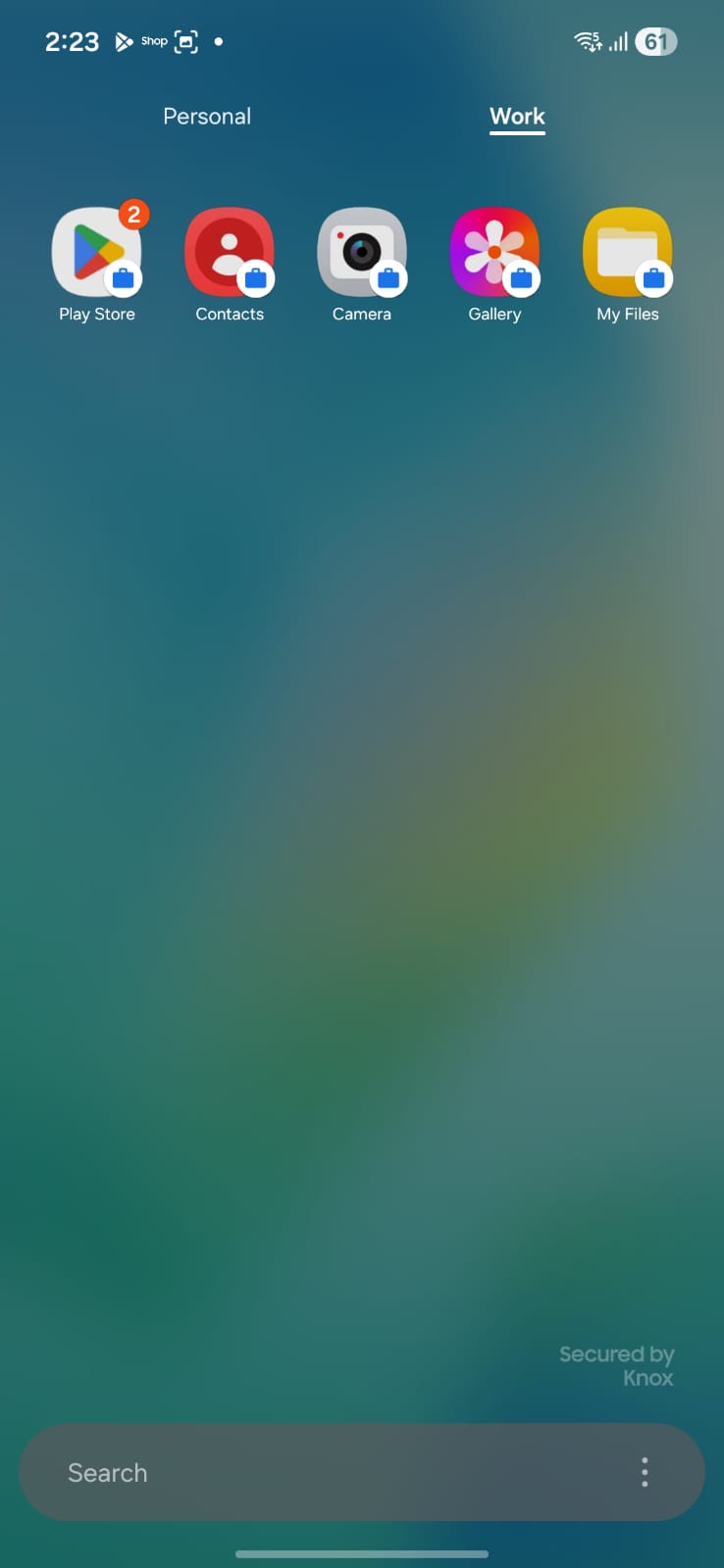 Work Profile Complete